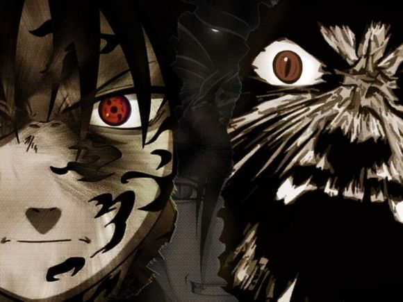 Sasuke Sharingan Vs. Naruto Kyubbi