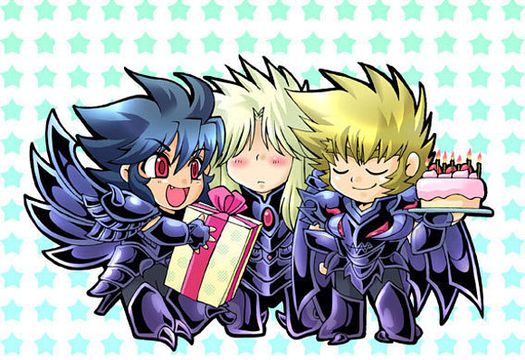 Minos, Aicos y Radamanthys en navidad jajajaja >u<