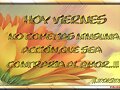 ya llegamos al viernes
