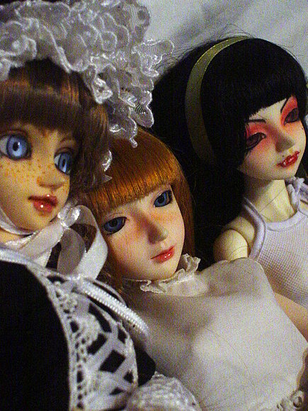 mis tres niñas.
