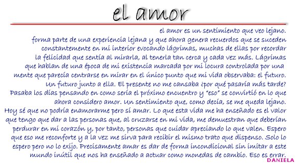 el amor es asi