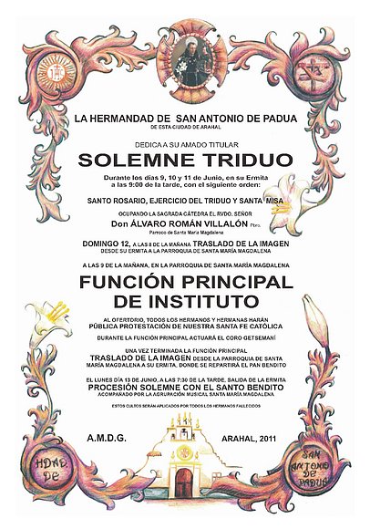 TRIDUO A SAN ANTONIO- 2011