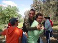 FRANCISCO Y YO HACIENDO EL GAMBA