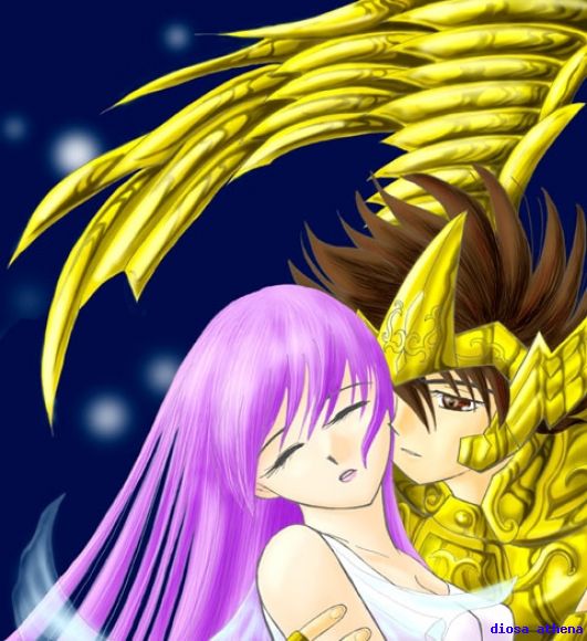 athena y seiya