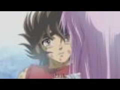 video romantico saori-athena y seiya-pegaso