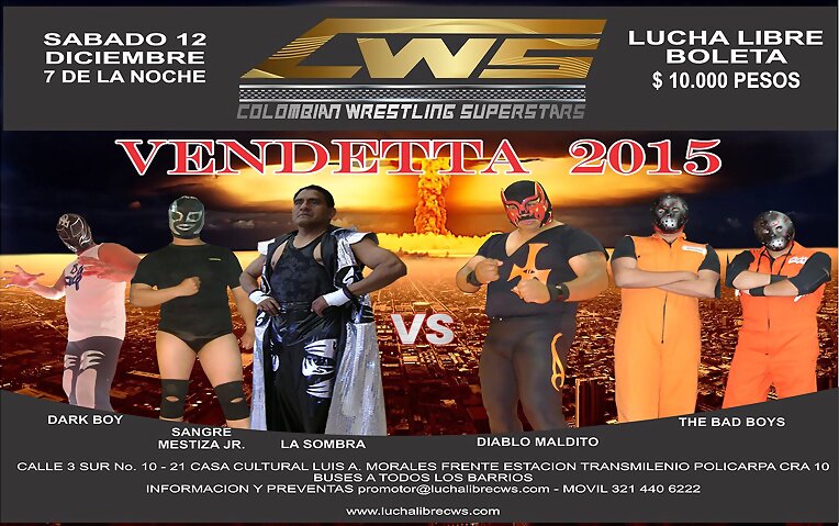 Escuela mixta cws Lucha Libre X-trema Clases marte