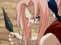 sakura-cortandose el pelo