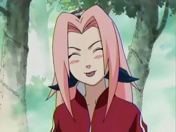sakura sacando la lengua