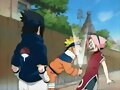 naruto asustando a sakura
