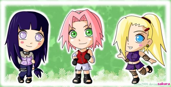 sakura,hinata y ino shippuden