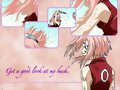 sakura cuando se corta el pelo