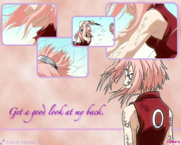 sakura cuando se corta el pelo