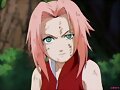 sakura acabada de cortar el pelo