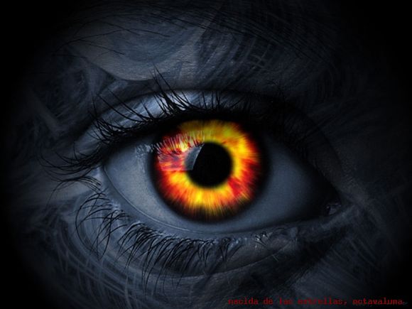 con setos ojos...