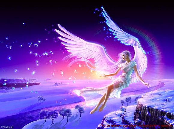 Angel azul