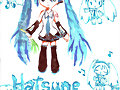 Hatsune Miku por acuarela