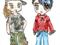 Los gemelos Kaulitz por m&iacute; en estilo Lucky Star