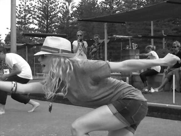 Cariba Heine Behind the scene