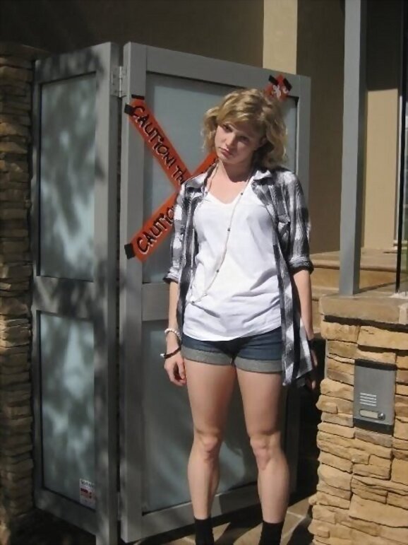 Cariba Heine Behind the scene