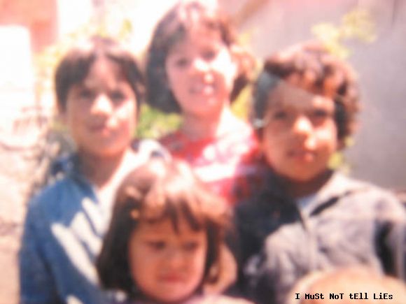 aca estoy de peque