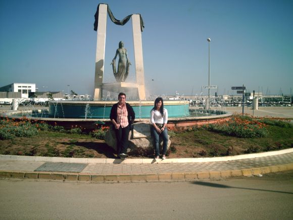 el chiquillo y yo en chipiona