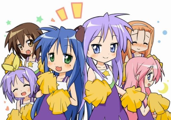 Lucky Star animadoras