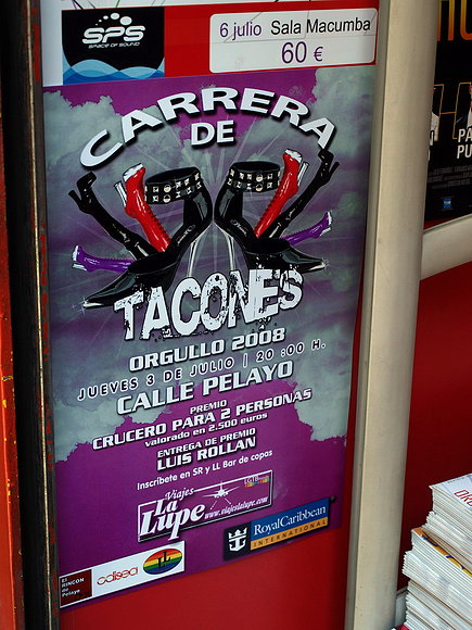 CARRERA DE TACONES