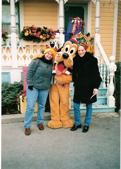 GOOFY, CAROLINE Y YO EN DISNEY PARIS