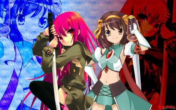 Haruhi y Shana