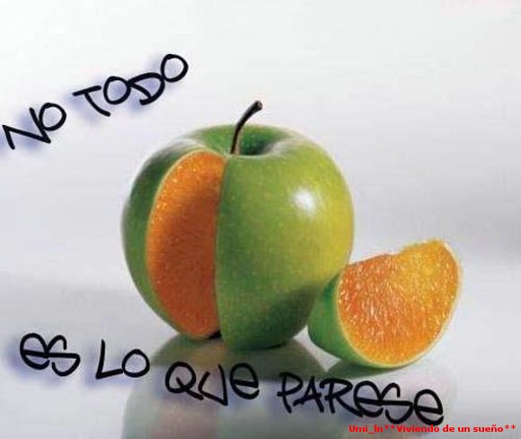 **NADA ES LO QUE PARECE SER**