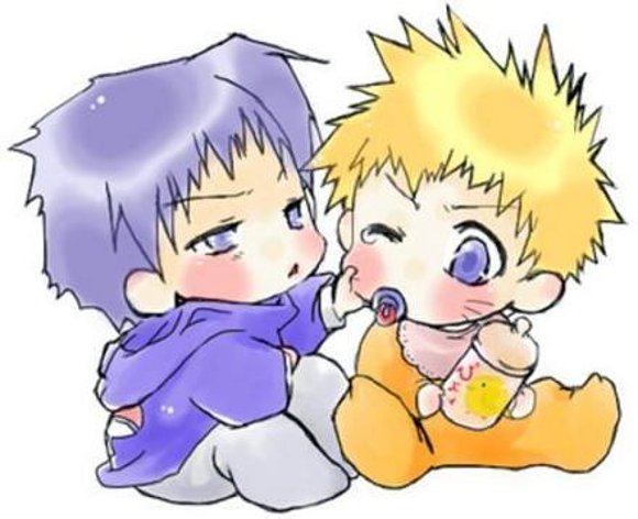 sasunaru chibi