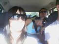 en el coche