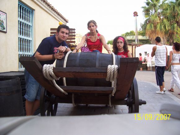 en isla magica en el carro