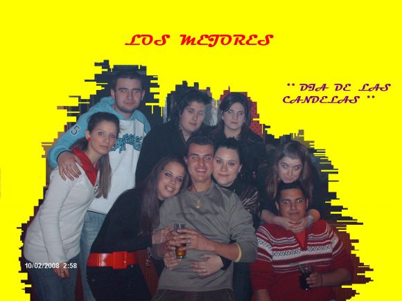 en la disco el dia de las candelas