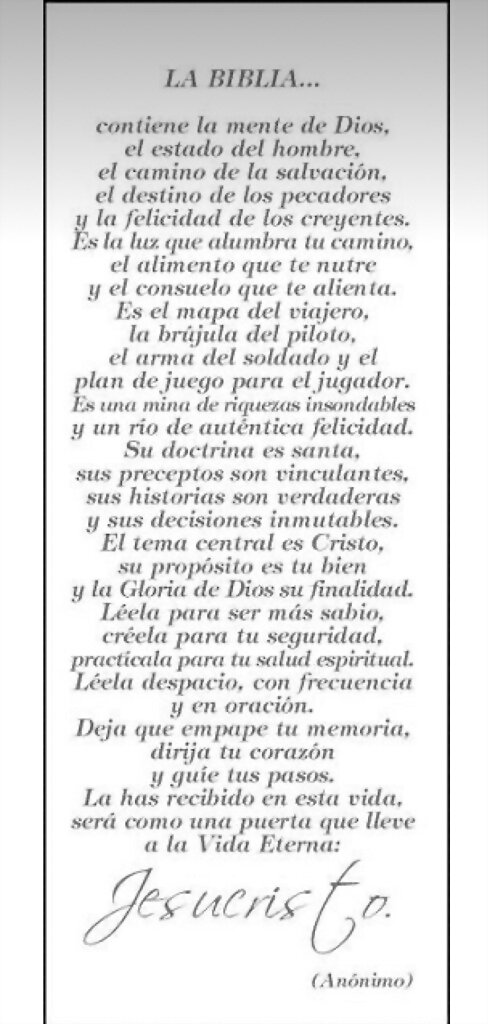 Nuestra cita Biblica