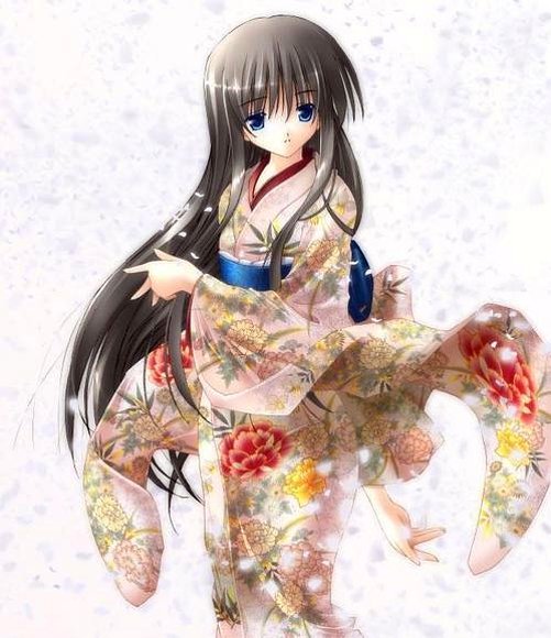 Kawai Girl en Kimono