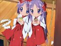 Kagami y Tsukasa(creo que era asi XD) Hiiragi
