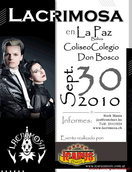 LACRIMOSA EN BOLIVIA