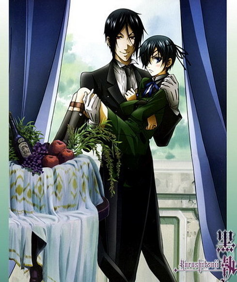 Sebastian and ciel (Kuroshitsuji)