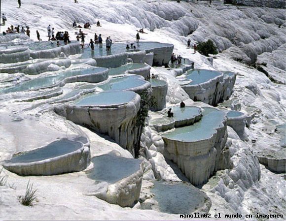 Pamukkale quiere decir castillo de algodon