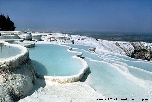 Pamukkale quiere decir castillo de algodon