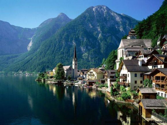pueblo de hallststt noerte de austria lago hakksta