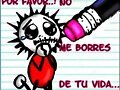 No me borres de tu vida