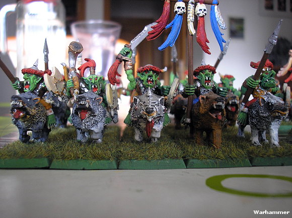 Goblins montados en lobos