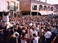 llegada de san roque a la plaza