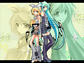 Rin Kagamine &amp; Miku Hatsune.