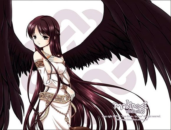 Angel De Alas Negras.