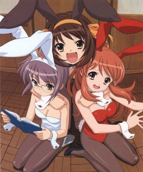 Suzumiya Haruhi no Yuutsu Como Conejos