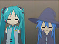 Kagami &amp; Konata Como Miku &amp; Yuki.