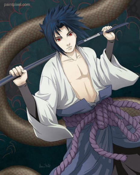 sasuke el numero 2 obvio primero naruto